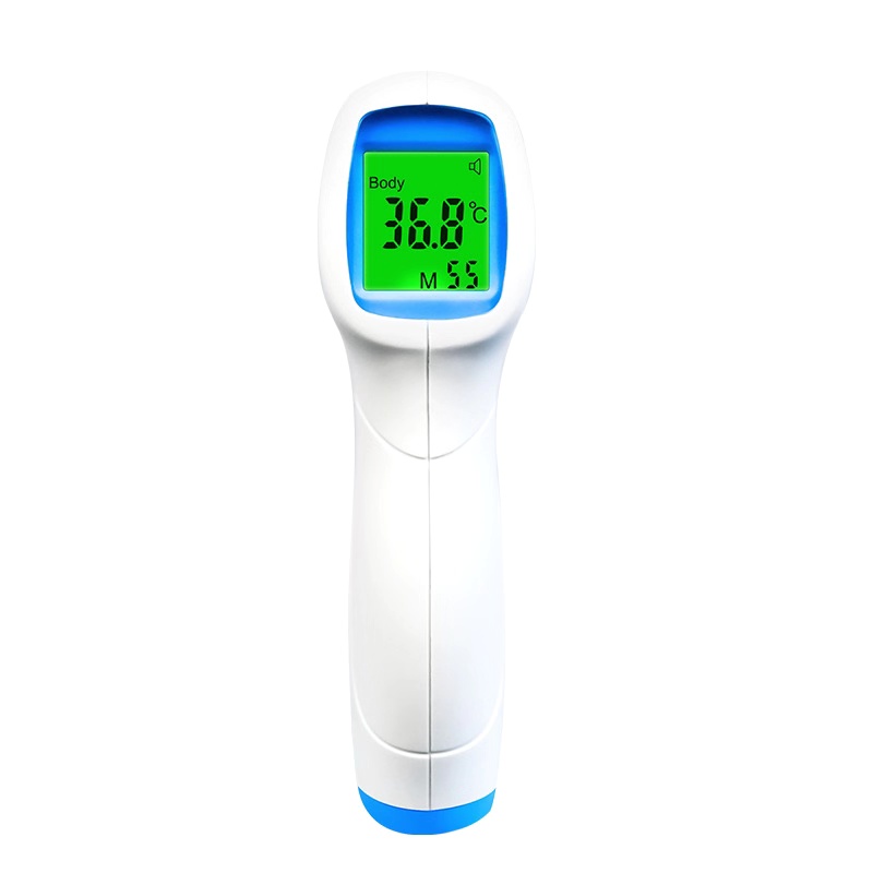 Digital infrarød babytermometer LCD Ikke-kontakt pistol type IR pande kropsoverfladetemperatur tester